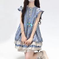 天伦天 女童裙子2026夏季女大童时尚甜妹风可爱连衣裙百搭精选连衣裙