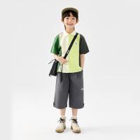 Mini Peace 凉感可防蚊男童POLO衫翻领短袖T恤