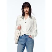 太平鸟 宽松优雅气质女衬衫