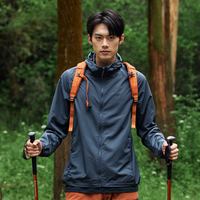 北极狐 26春夏男士轻量原纱防晒夹克UPF50户外通勤夹克 082611078