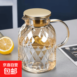 莹透玻璃水壶加厚 1800ml
