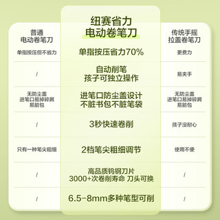纽赛 NS071 电动防尘自动削笔刀 灰色