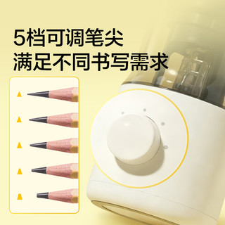 纽赛 NS072 全自动大口径轻音卷笔刀 瓷白色