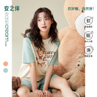 安之伴 纯棉甜美可爱卡通宽松家居服