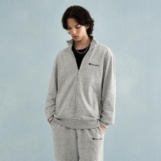 限尺码：Champion 春夏男士卫衣外套刺绣草写logo立领夹克休闲百搭