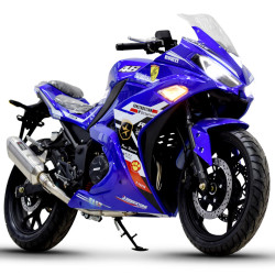 LANGCHUANG 朗创 V6 R3 忍者六代 地平线 ABS 电动摩托车 蓝色 72V 2000W