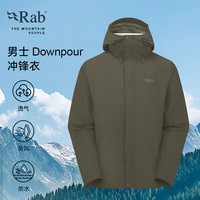 Rab Downpour 男款轻量透气登山冲锋衣 QWI-06