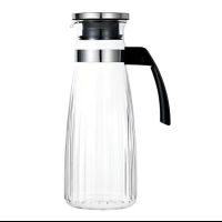 THERMOS 膳魔师 加厚大容量耐热玻璃水壶 TCG2C 不锈钢上盖1300ml