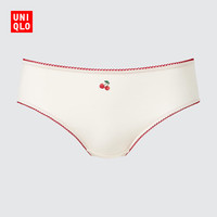 UNIQLO/优衣库 482689 莫代尔混纺 乳白色 M 女士内裤