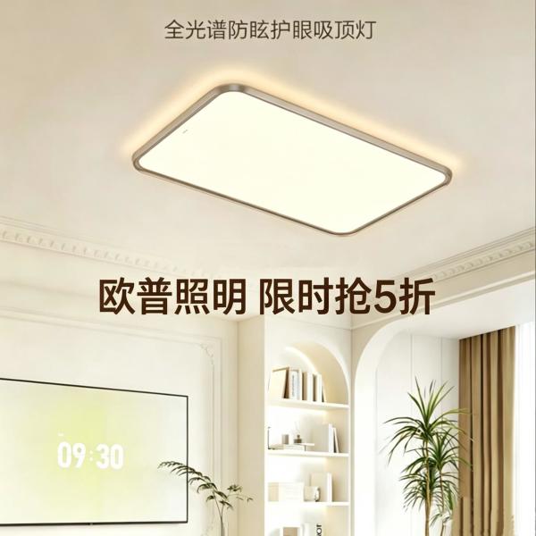 促销活动：欧普照明 5.31限时抢全店