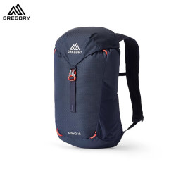 格里高利 NANO蜂鸟16L轻便徒步登山双肩包骑行背包25年 火花蓝 16L