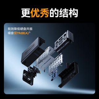 TERRAMASTER 铁威马 D2-320 双盘位RAID Type-C外置硬盘柜