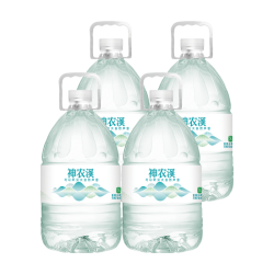神农 溪 天然富锶含硒低钠矿泉水 5L*4桶