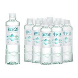 神农 溪天然矿泉水富锶含硒低钠350ml*9瓶塑膜凑单尝鲜装运动便携小瓶