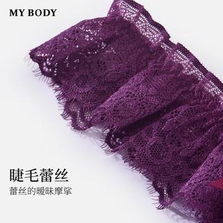 MY BODY 蕾丝刺绣低腰丁字裤