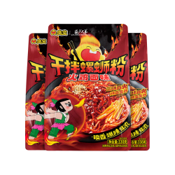 臭宝 干拌螺蛳粉 (火鸡面味) 330g*3 米粉米线方便速食夜宵