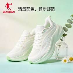 乔丹 花朵鞋 女款网面透气厚底运动鞋
