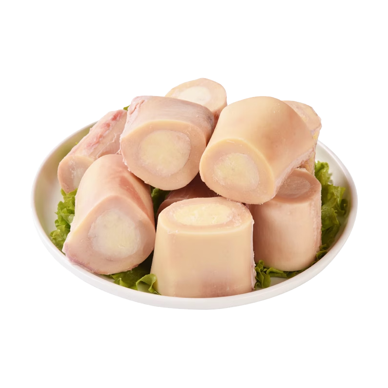 蒙特曼 内蒙古牛棒骨段 净重1kg 新鲜黄牛肉骨髓大骨头