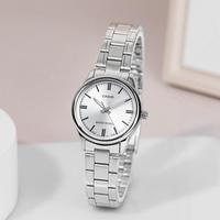 CASIO 手表女指针系列石英防水手表女时尚优雅手表