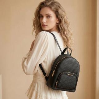 MICHAEL KORS Jaycee 女士中号老花拼色休闲双肩包