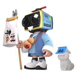 奇妙啦比 RAGUS & WHITE AI陪伴机器人 桌面模型