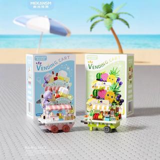 梅肯斯姆 章鱼小丸子贩卖小车 387PCS 积木拼装玩具