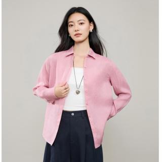 ESE-Y 简约百搭休闲通勤长袖衬衫2026春季新款舒适透气宽松上衣