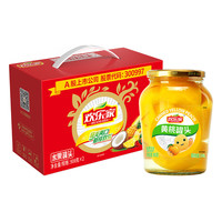欢乐家 黄桃罐头 900g*2罐 礼盒装