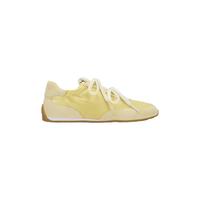 STUART WEITZMAN BOND RUCHE SNEAKER 双系带褶皱平底休闲鞋 36