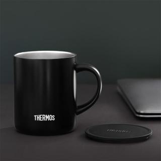 THERMOS 膳魔师 340ml马克杯简约带盖咖啡杯办公杯JDG-351