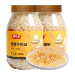 舒可曼 晶细黄冰糖   400g*2罐