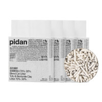 pidan 混合豆腐猫砂 豆腐膨润土皮蛋猫砂除臭猫砂结团快 2.4kg*4