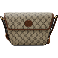 GUCCI 古驰 GG Supreme帆布女士单肩包