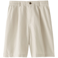 MUJI/無印良品 汉麻混纺斜纹中裤 浅米色 M(160/66A) 女式短裤
