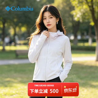 Columbia 防晒衣女户外春夏款运动休闲夹克吸湿日光反射UPF50皮肤衣