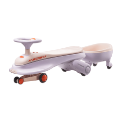 babycare 儿童电动扭扭车 黎空紫+拖斗