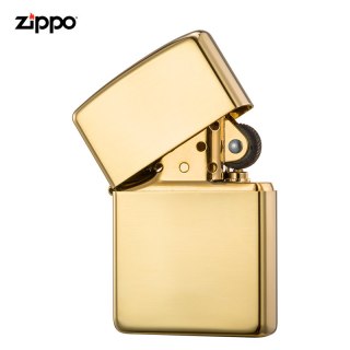 ZIPPO 18K金机 防风煤油打火机195美版