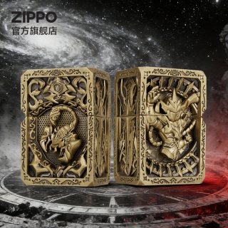 ZIPPO 星座系列 黄金十二星座防风煤油打火机生日礼物