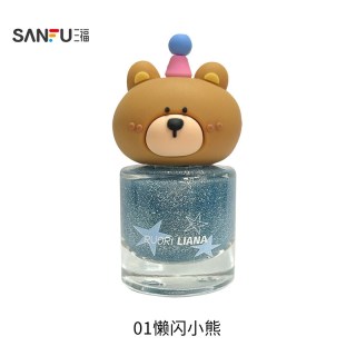 洛丽莲娜 星际闪烁水性撕拉甲油6ml 844904
