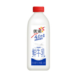 优诺 优质乳蛋白 鲜牛奶  4.0+优质乳蛋白 桶装 1.35L