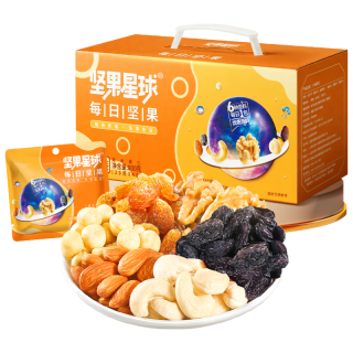 坚果星球 每日坚果 混合干果仁 800g 礼盒