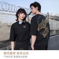 值友专享：BOY LONDON 情侣款【黑粉风暴】100%棉印花潮牌短袖T恤 多色可选 B251N01911