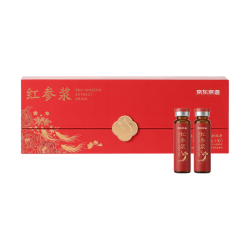 京东京造 人参红参浆口服液 30瓶