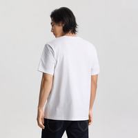 Lee 舒适版圆领小刺绣Logo轻薄男士短袖T恤 白色 M