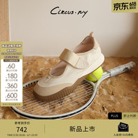 Sam Edelman 山姆爱德曼26新轻便魔术贴玛丽珍休闲鞋运动女CIRCUS 象牙白 织物/人造革 36 美码6M