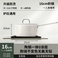 九阳 CF22T-CT584 316L不锈钢汤锅 22cm