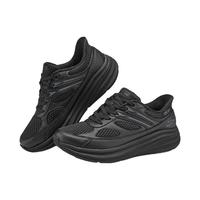 斯凯奇（Skechers）女鞋春季闪穿鞋一脚蹬厚底增高休闲运动慢跑鞋 全黑色/BBK 3