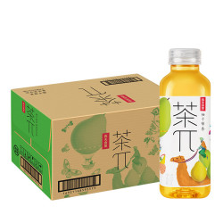 农夫山泉 茶π（茶派）茶饮料 柚子绿茶500ml*15瓶 整箱装饮品