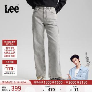 Lee 26春夏新品五袋款429直筒牛仔裤
