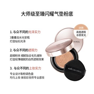 郑瑄茉大师闪耀气垫高保湿光泽气垫 14g